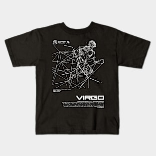 Virgo, Zodiac club, back print Kids T-Shirt